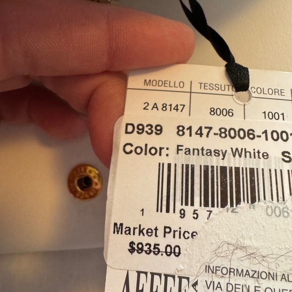 Moschino Couture White Leather Wallet on Chain Crossbody Bag - Picture 5 of 5